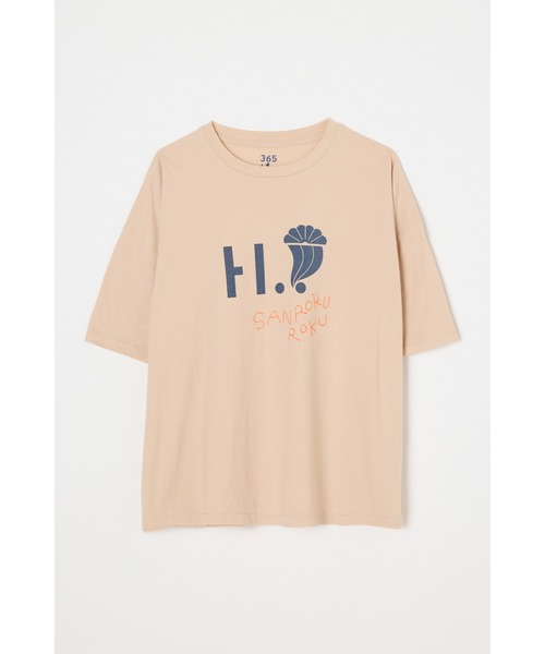 HeRIN.CYE(ヘリンドットサイ)の「サンロクロクtee(Tシャツ/カットソー・レディース・ライトブラック/ライトベージュ/オフホワイト・FREE)」の19枚目の写真