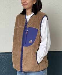 CHUMS(チャムス)の【CHUMS】Bonding Fleece No Collar Vest(ベスト)