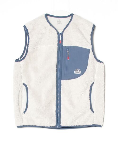 CHUMS】Bonding Fleece No Collar Vest（ベスト）｜CHUMS（チャムス