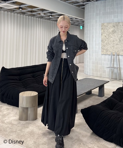 新品　アメリヴィンテージ　デニムジャケット　ディズニー　ミッキー MICKEY DESIGN DENIM JACKET（デニムジャケット）｜Disney