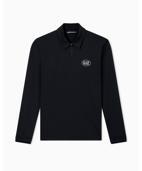EMPORIO ARMANI EA7(エンポリオアルマーニイーエーセブン)の「<オンライン限定>【エンポリオ アルマーニ EA7】Golf Pro 長袖ポロシャツ VENTUS7テクニカルファブリック(ポロシャツ・メンズ・ブラック/ネイビー/ボルドー・LARGE/MEDIUM/SMALL/X-LARGE/X-SMALL/XX-LARGE)」の9枚目の写真