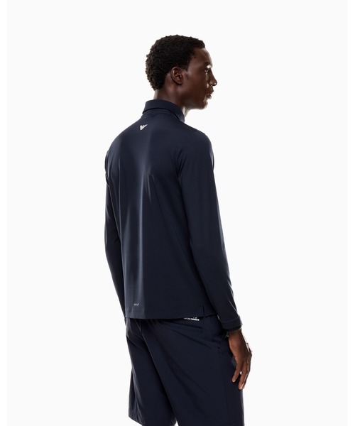 EMPORIO ARMANI EA7(エンポリオアルマーニイーエーセブン)の「<オンライン限定>【エンポリオ アルマーニ EA7】Golf Pro 長袖ポロシャツ VENTUS7テクニカルファブリック(ポロシャツ・メンズ・ブラック/ネイビー/ボルドー・LARGE/MEDIUM/SMALL/X-LARGE/X-SMALL/XX-LARGE)」の14枚目の写真
