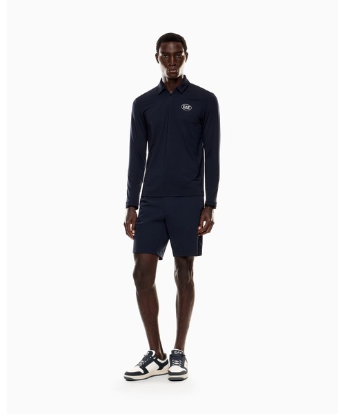 EMPORIO ARMANI EA7(エンポリオアルマーニイーエーセブン)の「<オンライン限定>【エンポリオ アルマーニ EA7】Golf Pro 長袖ポロシャツ VENTUS7テクニカルファブリック(ポロシャツ・メンズ・ブラック/ネイビー/ボルドー・LARGE/MEDIUM/SMALL/X-LARGE/X-SMALL/XX-LARGE)」の15枚目の写真