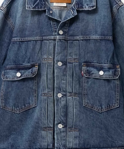 Levi's（リーバイス）の「Levi's (R) TYPE 2 TRUCKER GLOOMY DAY SELV（デニムジャケット・メンズ・ライトブルー/ブルー・XL/L/M/S）」の5枚目の写真