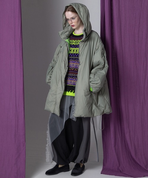 AULA AILA（アウラアイラ）の「ジャガードニットプルオーバー（ニット/セーター・レディース・レッド/ピンク/ライム・0）」の10枚目の写真