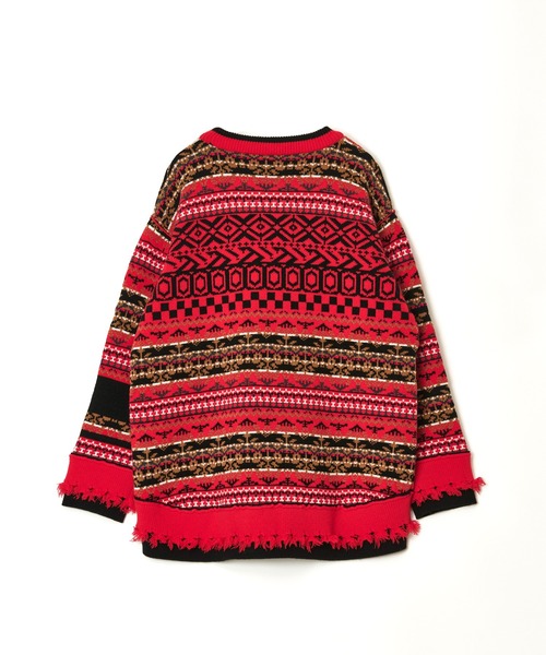 ジャガードニットプルオーバー（ニット/セーター）｜AULA AILA