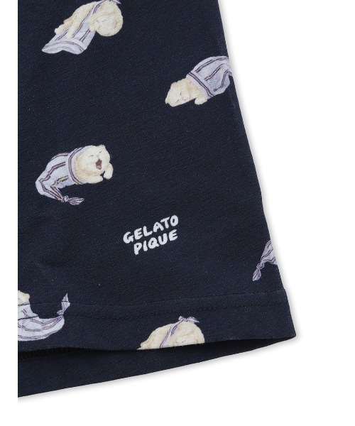 gelato pique（ジェラートピケ）の「【HOMME】sleeping cat 総柄ボクサーパンツ（ボクサーパンツ・メンズ・ミント/ネイビー・M/L）」の7枚目の写真