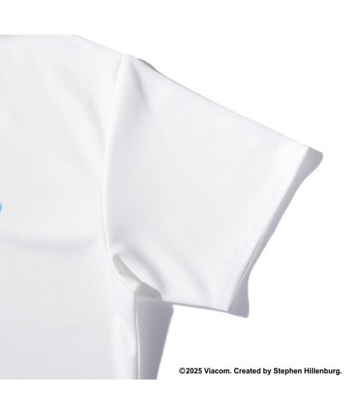 SPALDING（スポルディング）の「【SPALDING/スポルディング】ジュニア Tシャツ スポンジボブ アンダーザシー/アニメ・UVカット半袖T-シャツ（Tシャツ/カットソー・キッズ・ホワイト/ブラック・160）」の7枚目の写真