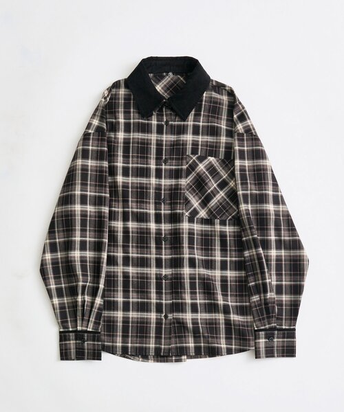 OLIVE des OLIVE(オリーブデオリーブ)の「配色カラーBigシャツ(シャツ/ブラウス・レディース・ボルドー/ブラウン/ブラック・FREE)」の19枚目の写真