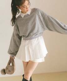 VANNIE U | ダブルフェイススウェット/上下逆さまで着れる２WAY(スウェット)