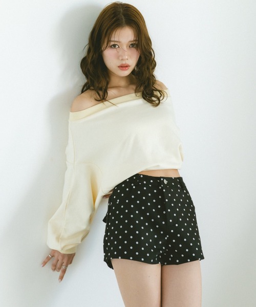 VANNIE U(ヴァニーユー)の「ダブルフェイススウェット/上下逆さまで着れる2WAY(スウェット・レディース・グレー/アイボリー・FREE)」の21枚目の写真