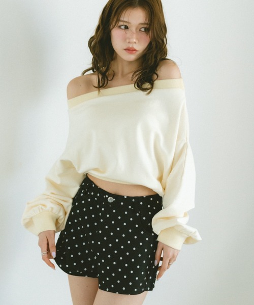 VANNIE U(ヴァニーユー)の「ダブルフェイススウェット/上下逆さまで着れる2WAY(スウェット・レディース・グレー/アイボリー・FREE)」の18枚目の写真