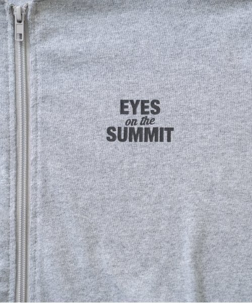 GLAZOS（グラソス）の「【ヘビーウェイト天竺】ジップパーカー（パーカー・キッズ・ブラック/トップグレー・160cm/150cm/170cm）」の8枚目の写真