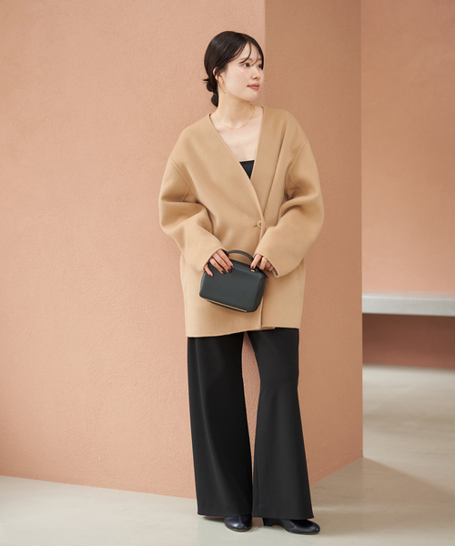 HAMILTON Cardigan コート（ノーカラーコート）｜Plage（プラージュ