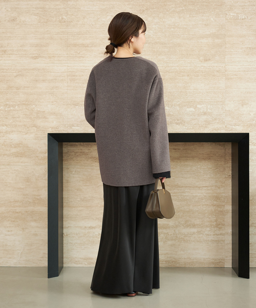 【最終値下げ】Plage プラージュ ハミルトンノーカラーコート ベージュ HAMILTON Cardigan コート（ノーカラーコート）｜Plage（プラージュ