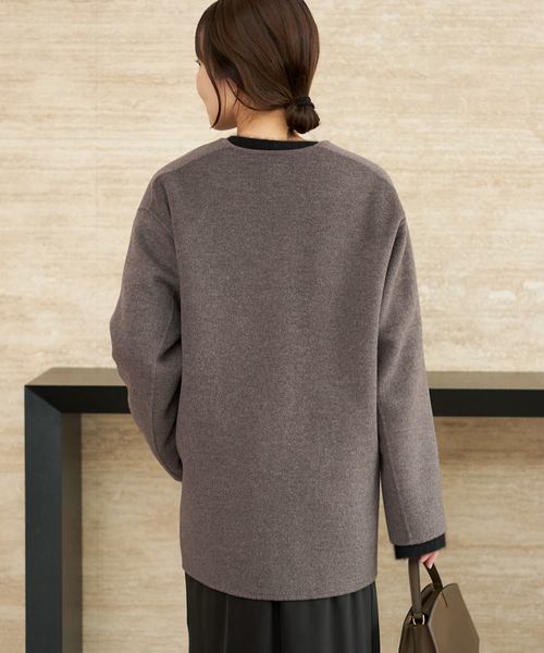 HAMILTON Cardigan コート（ノーカラーコート）｜Plage（プラージュ