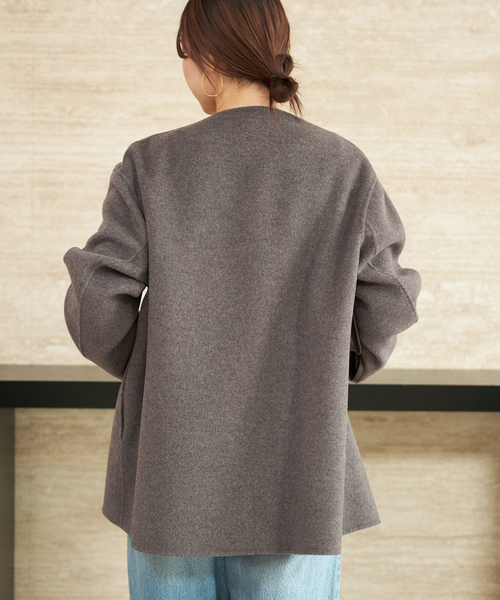 HAMILTON Cardigan コート（ノーカラーコート）｜Plage（プラージュ