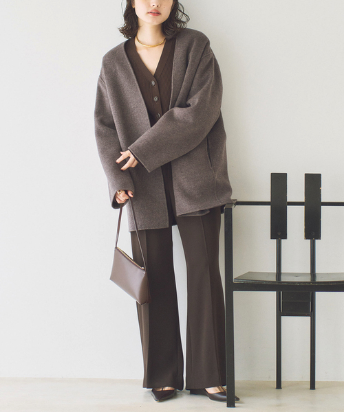 【タグ付き・未使用】Plage　HAMILTON Cardigan コート plage（プラージュ） ノーカラーコート コート HAMILTON Cardigan