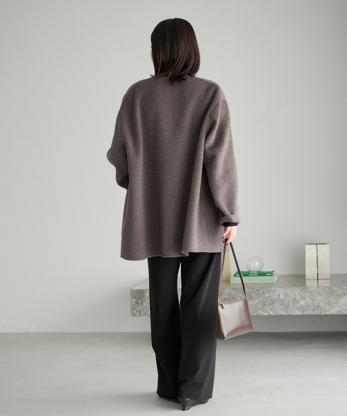 HAMILTON Cardigan コート（ノーカラーコート）｜Plage（プラージュ