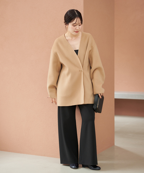 plage ハミルトンノーカラーコート plage（プラージュ）の「ハミルトンノーカラーコート◇（ノーカラー