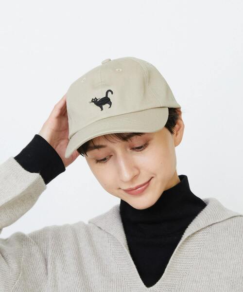 LOISIR（ロワズィール）の「BLACK NEKO キャップ（キャップ・レディース・ベージュ/オリーブ・FREE）」の14枚目の写真