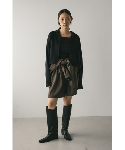 テーラーカラーニットカーデ（カーディガン/ボレロ）｜STYLEMIXER