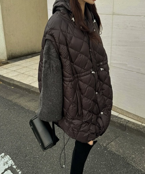 E*a様 TAION × WILLFULLY キルティングダウンコート TAION（タイオン）の「【TAION × WILLFULLY】removable sleeve