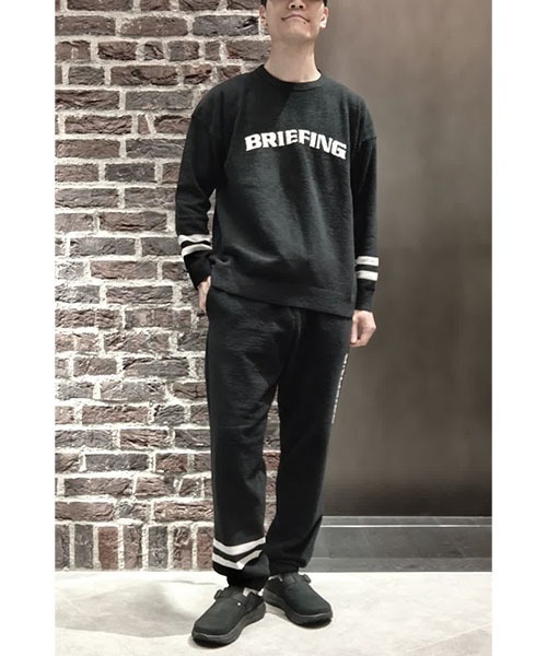 BRIEFING（ブリーフィング）の「【BRIEFING GOLF／ブリーフィングゴルフ】 LW RELAXED KNIT CREWNECK（ニット/セーター・メンズ・ブルーグレー/ブラック/ベージュ・M/L/S）」の4枚目の写真
