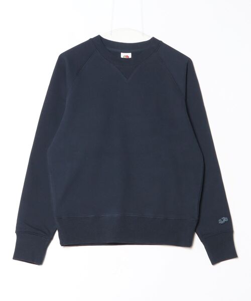 FRUIT OF THE LOOM(フルーツオブザルーム)の「【FRUIT OF THE LOOM/フルーツオブザルーム】BASIC SWEAT SHIRT / スウェット(スウェット・メンズ・グレー/ネイビー/ブラック/アイボリー・XL/L/M/S)」の4枚目の写真
