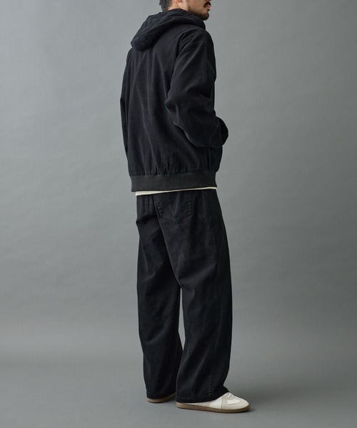COLONY 2139（コロニートゥーワンスリーナイン）の「バイオ加工ブラッシュツイルパーカー（ブルゾン・メンズ・ブラウン/ブラック・LARGE/MEDIUM）」の4枚目の写真