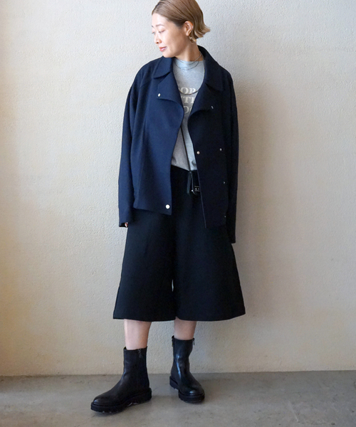 JOURNAL STANDARD LUXE（ジャーナルスタンダード　ラックス）の「《追加》ウラケ ハーフパンツ（その他パンツ・レディース・ブラック・FREE）」の4枚目の写真