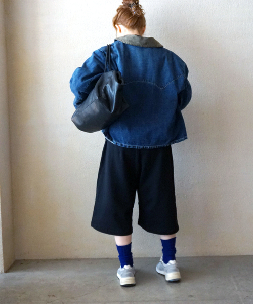 JOURNAL STANDARD LUXE（ジャーナルスタンダード　ラックス）の「《追加》ウラケ ハーフパンツ（その他パンツ・レディース・ブラック・FREE）」の9枚目の写真