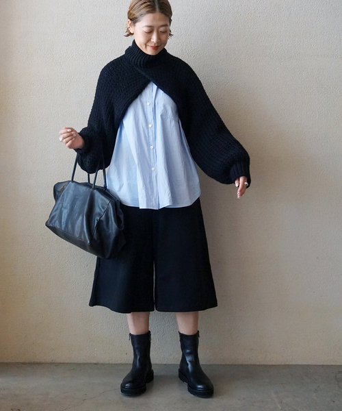 JOURNAL STANDARD LUXE（ジャーナルスタンダード　ラックス）の「《追加》ウラケ ハーフパンツ（その他パンツ・レディース・ブラック・FREE）」の10枚目の写真