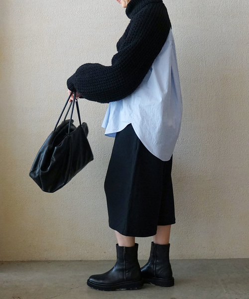 JOURNAL STANDARD LUXE（ジャーナルスタンダード　ラックス）の「《追加》ウラケ ハーフパンツ（その他パンツ・レディース・ブラック・FREE）」の11枚目の写真