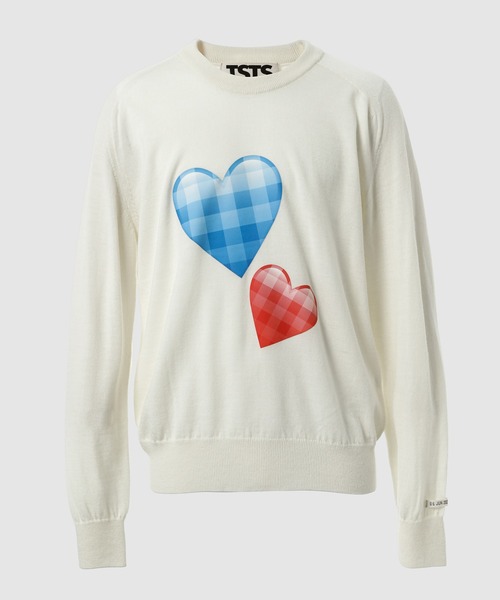 HEART EMOJI PRINTED SWEATER