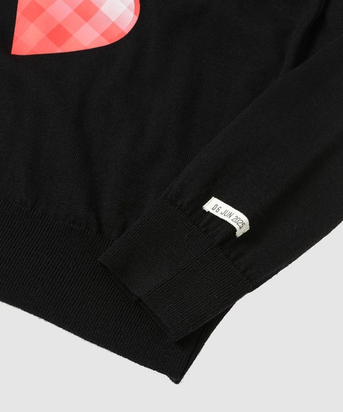 TSTS(ティーエスティーエス)の「HEART EMOJI PRINTED SWEATER(ニット/セーター・メンズ・ブラック/ホワイト/ネイビー・L)」の8枚目の写真