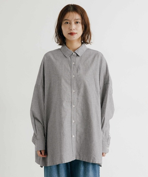 ソフトオックスポンチョシャツ（シャツ/ブラウス）｜studio CLIP