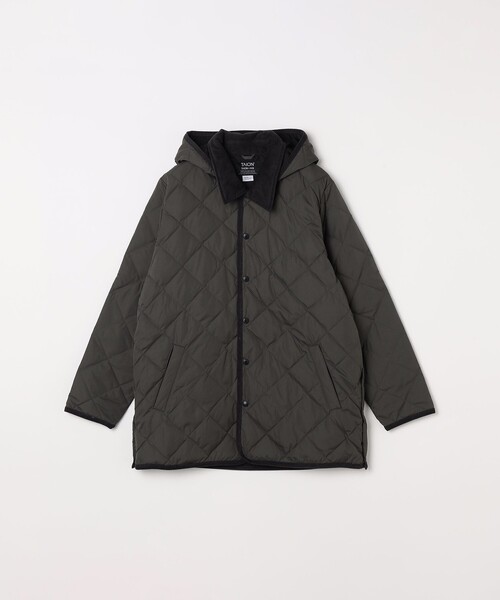 SHIPS any別注】TAION:〈手洗い可能〉ダイヤキルト ダウン ハーフ