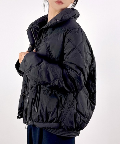 セール】【リアルダウン90％】スラッシュステッチダウンジャケット