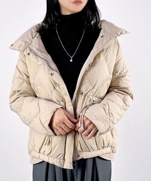 セール】【リアルダウン90％】スラッシュステッチダウンジャケット