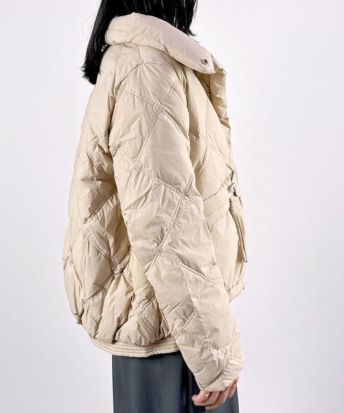 セール】【リアルダウン90％】スラッシュステッチダウンジャケット