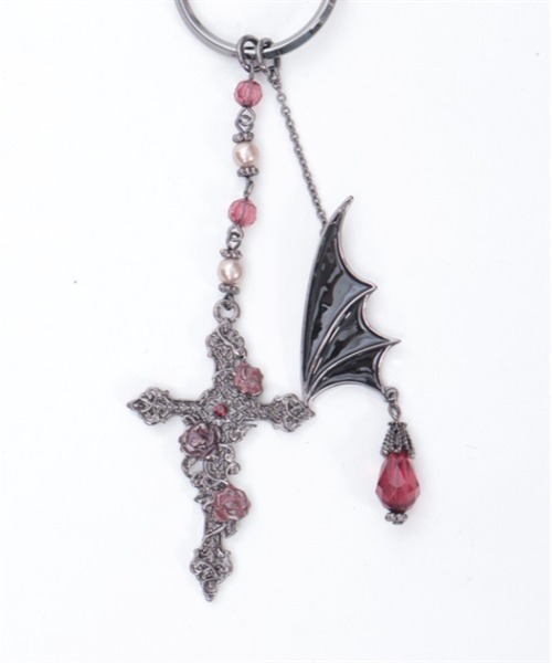 axes femme（アクシーズファム）の「繊翳の薔薇十字バッグチャーム（その他雑貨・レディース・ゴールド/ブラック・FREE）」の3枚目の写真