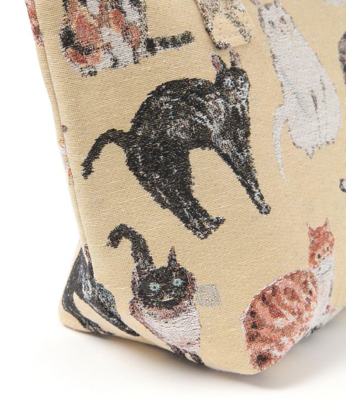 studio CLIP（スタディオクリップ）の「総柄ジャガードランチトート[うちの猫博]（ハンドバッグ・レディース・その他・FREE）」の10枚目の写真