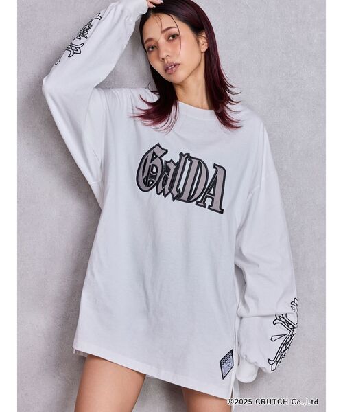 GYDA×GALFY original cross long Tシャツ（Tシャツ/カットソー