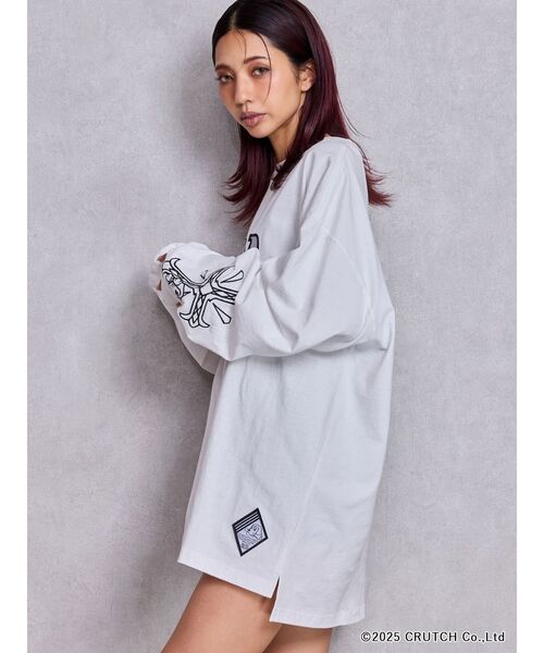 GYDA×GALFY original cross long Tシャツ（Tシャツ/カットソー