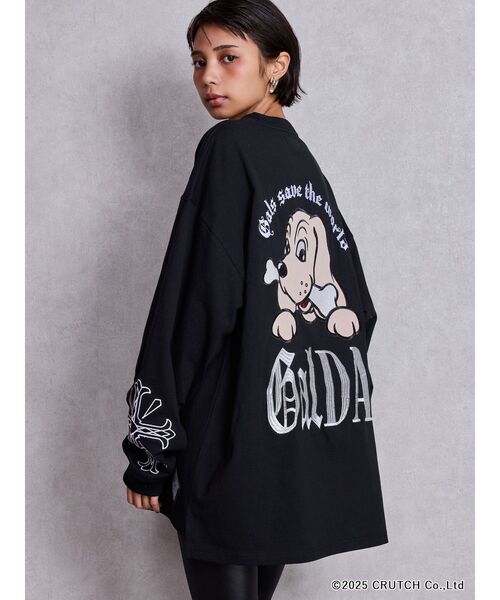 GYDA×GALFY original cross long Tシャツ（Tシャツ/カットソー