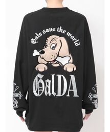 GALFY | GYDA×GALFY original cross long Tシャツ(Tシャツ/カットソー)