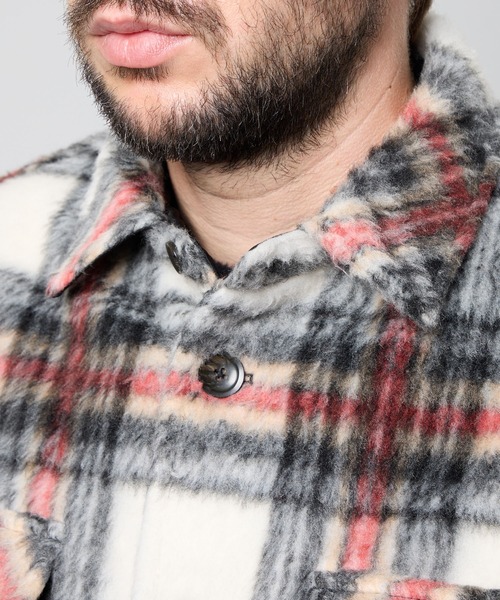 セール】Wパッチポケット チェックブルゾン（その他アウター