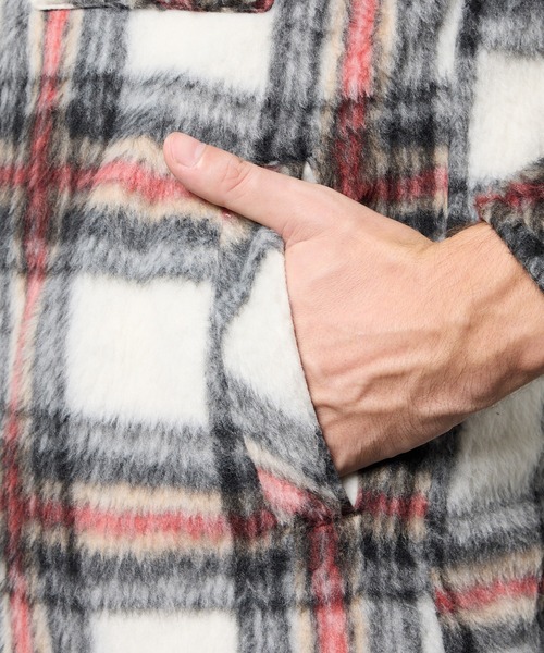 HIDEAWAYS NICOLE(ハイダウェイニコル)の「Wパッチポケット チェックブルゾン(その他アウター・メンズ・トリコロール/グレー系その他/ホワイト×ブラック/ブラック系その他・X-LARGE/LARGE/MEDIUM)」の14枚目の写真