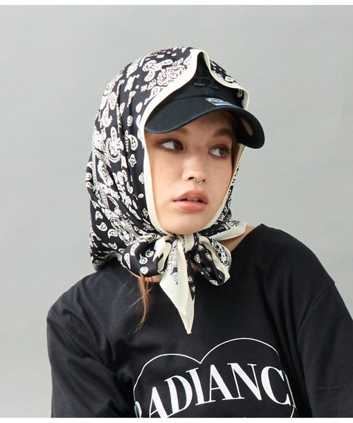 【希少】KAPITAL 百虎柄 スカーフ 黒 バロッコ ラージ シルク スカーフ 90 cm ブラック,プリント | VERSACE JP